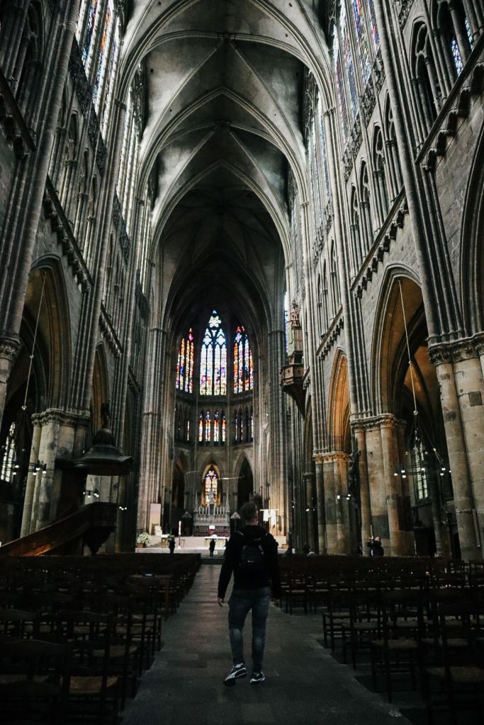 Metz Cathedral z vnútra