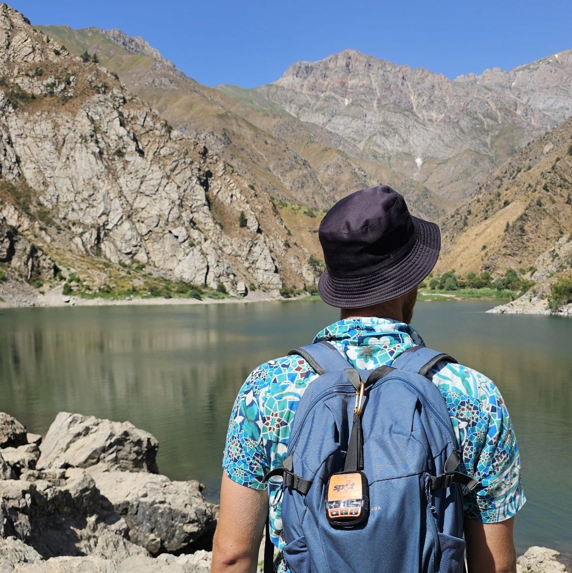 Urungach jazero. findmespot gps tracker