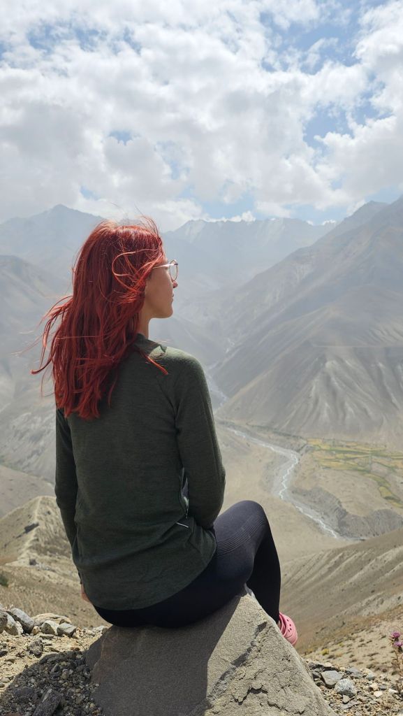 výhľad do afganistanu v merino termo tričku od Froggywear.sk